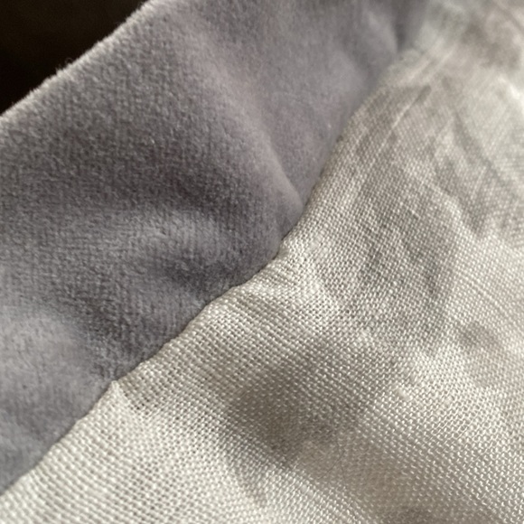 Dinan Wamsutta Vintage 29” Square Linen Decor Bedding Accent Pillow Floral Grey - Picture 12 of 14